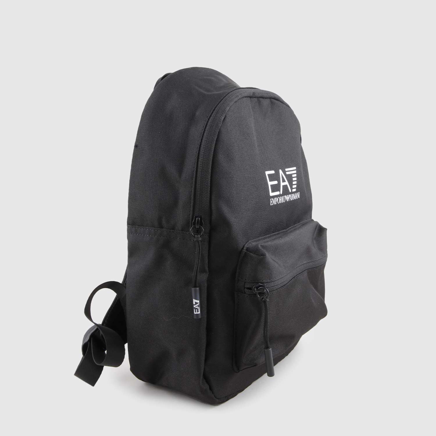 ZAINO UNISEX NERO CON LOGO EA7 BIANCO - annameglio.com abbigliamento moda