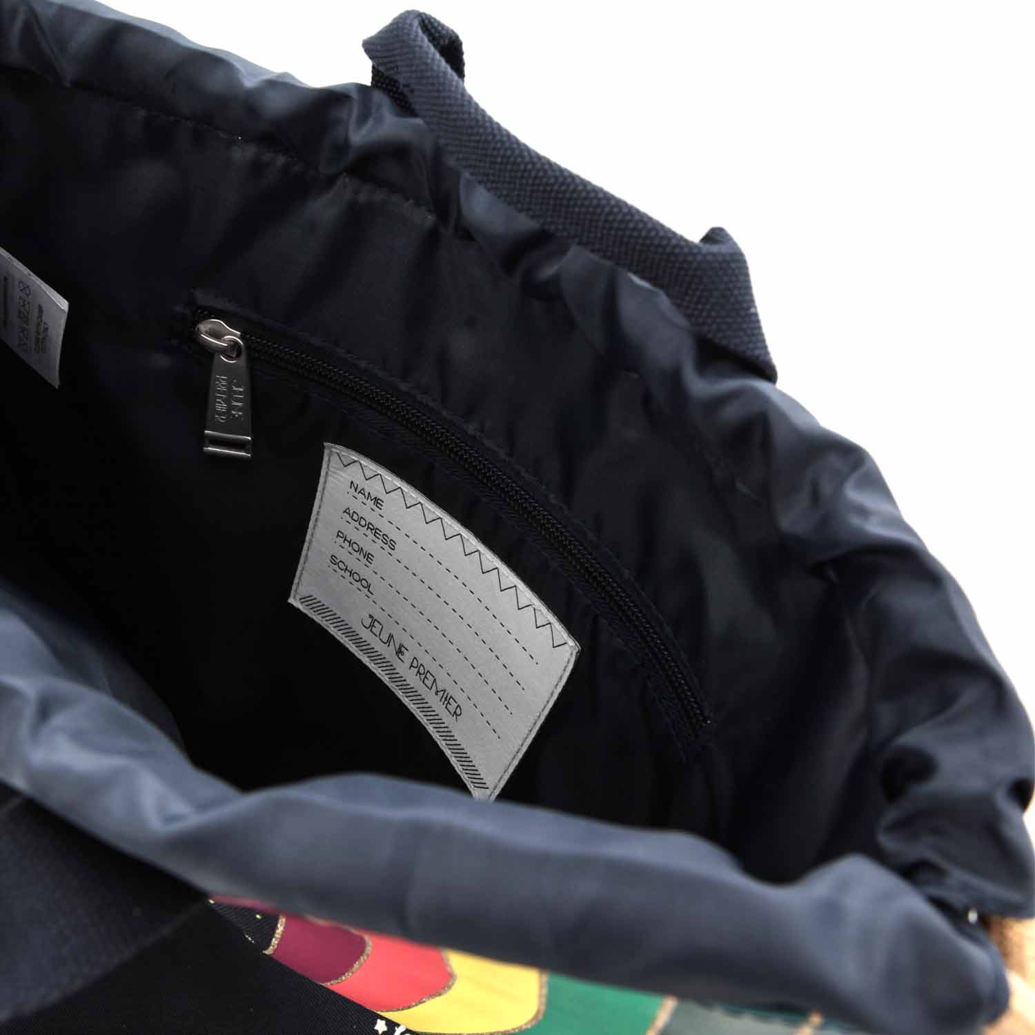 ZAINO A SACCA UNICORN GOLD BLU NAVY - annameglio.com abbigliamento moda