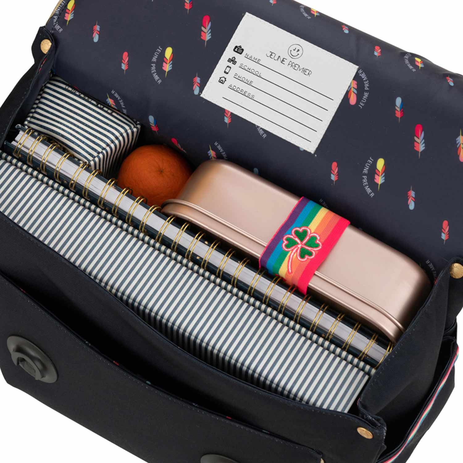 CARTELLA MISS GADGET MIDI BLU NAVY BAMBINA - annameglio.com abbigliamento moda