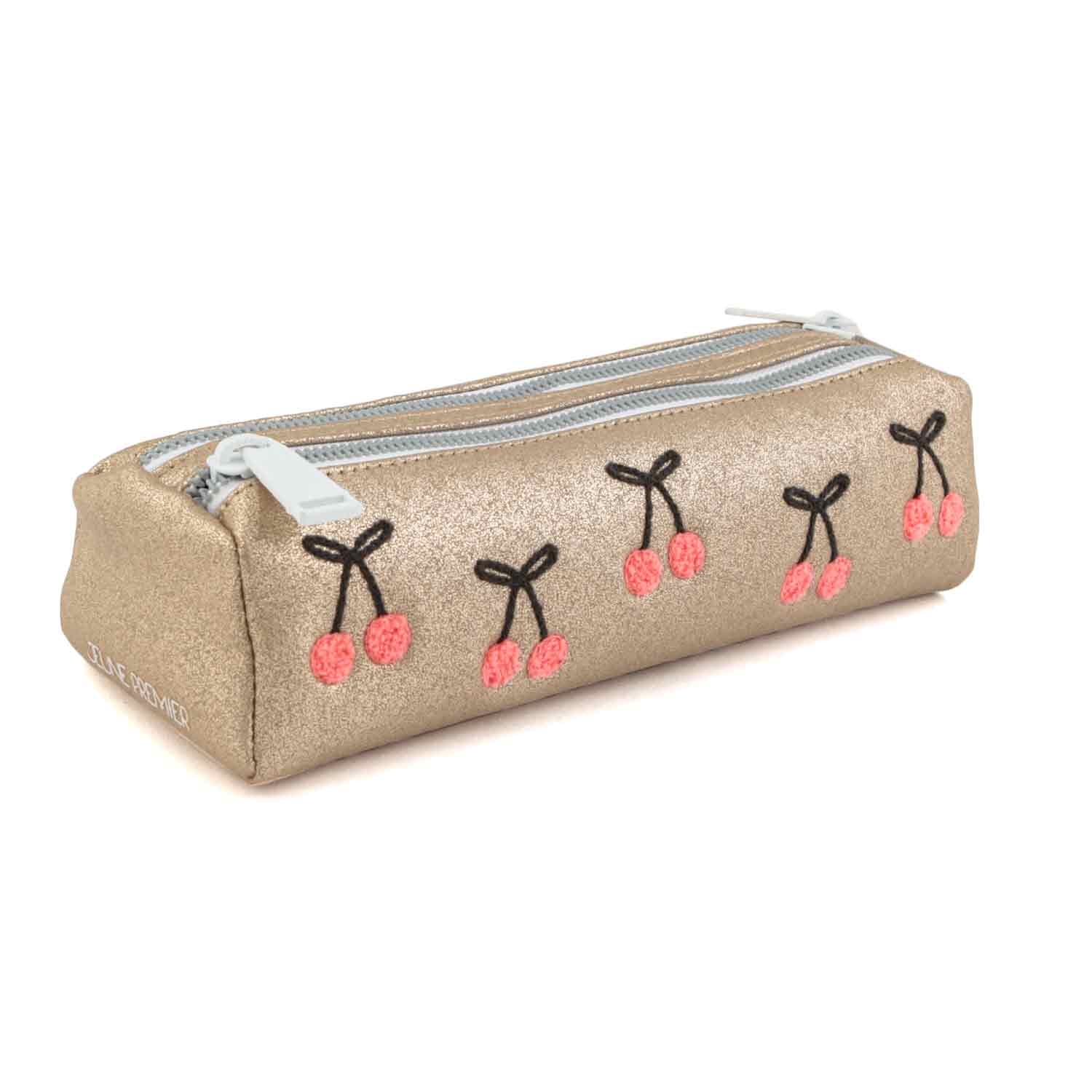 ASTUCCIO CHERRY POMPON ORO GLITTER - annameglio.com abbigliamento moda