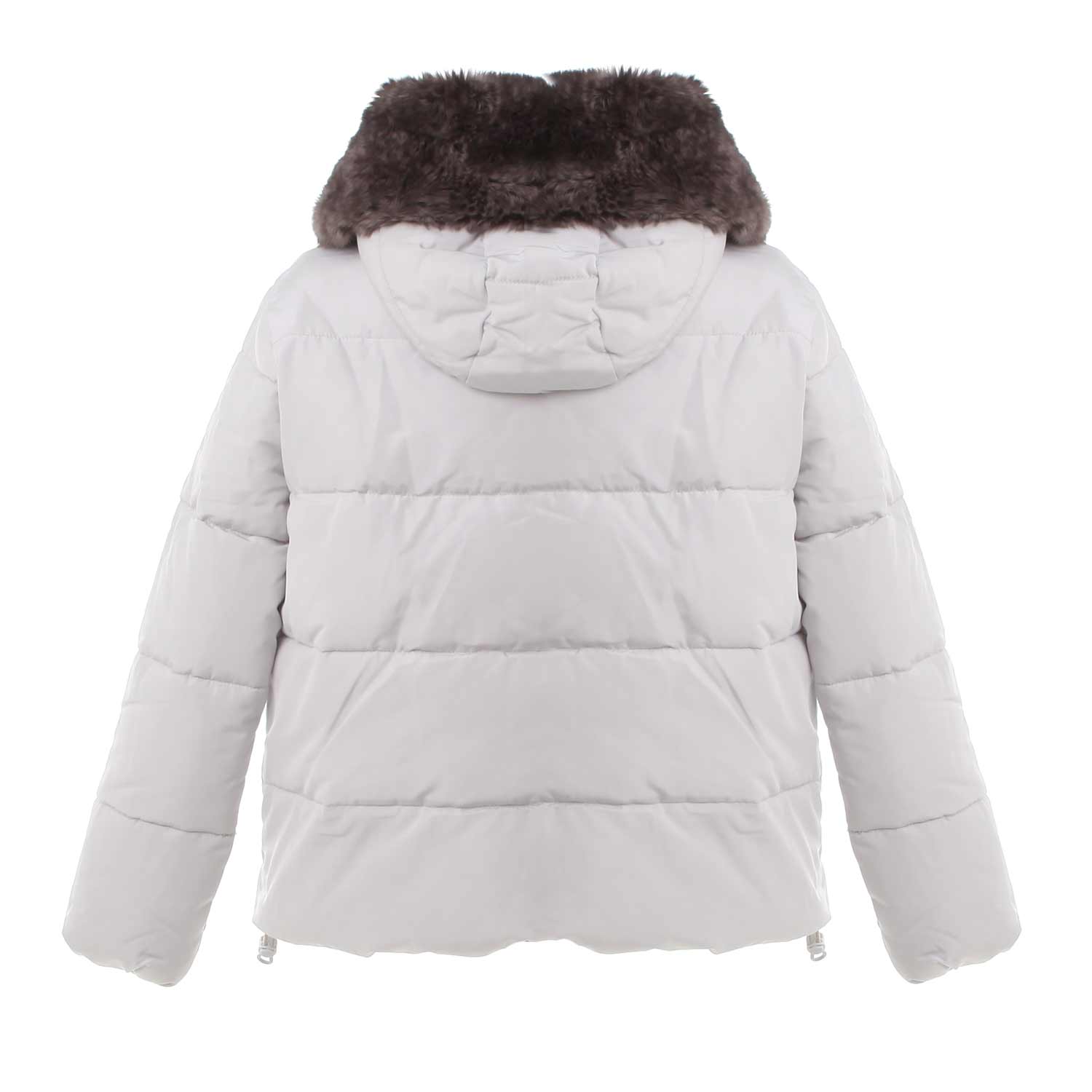 Piumino ghiaccio collo eco-pelliccia - annameglio.com abbigliamento moda