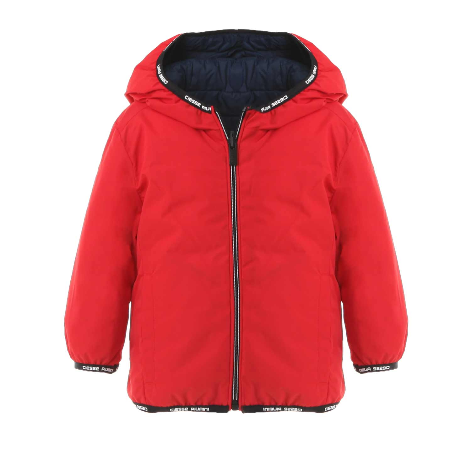 GIUBBOTTO REVERSIBILE HENRY BABY ROSSO E BLU - annameglio.com abbigliamento moda