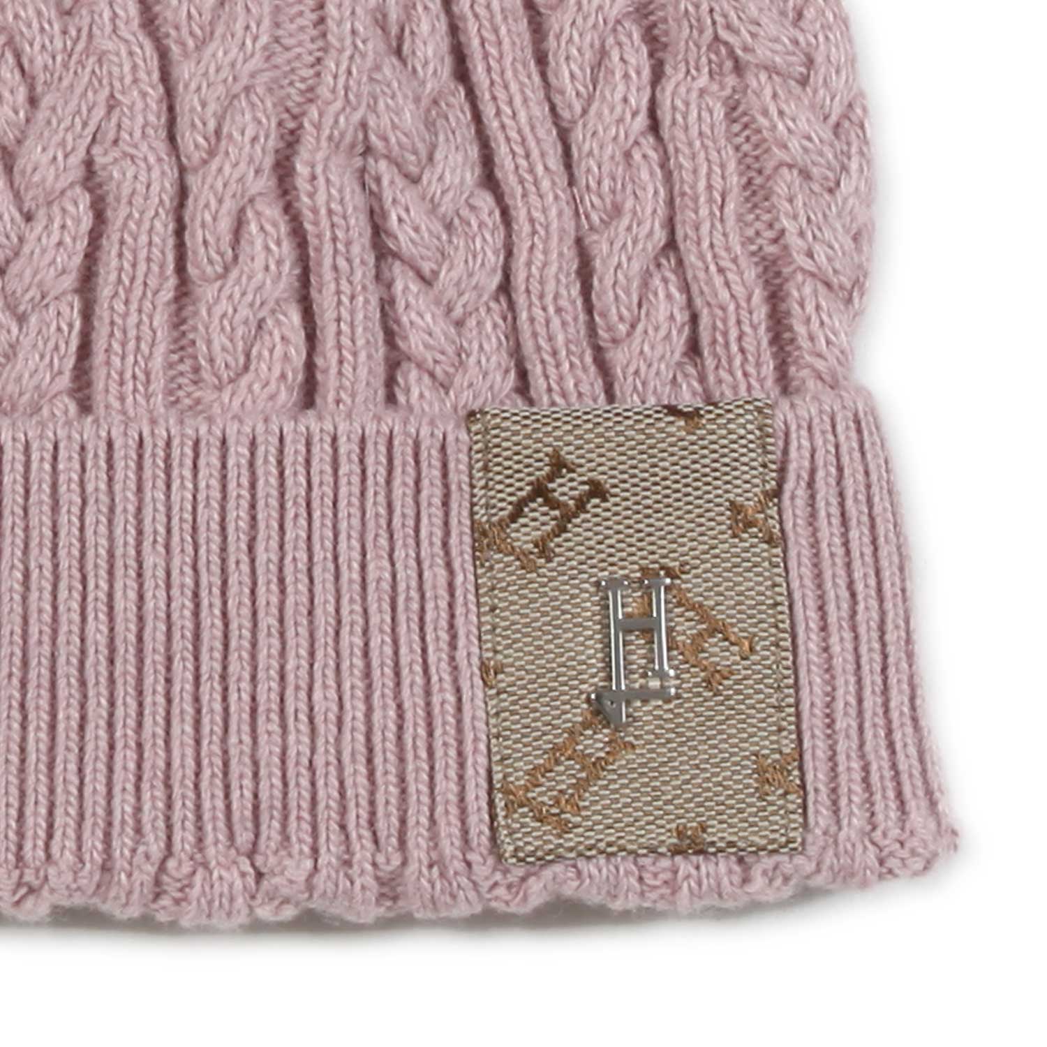 CAPPELLO ROSA DI LANA A TRECCE - annameglio.com abbigliamento moda
