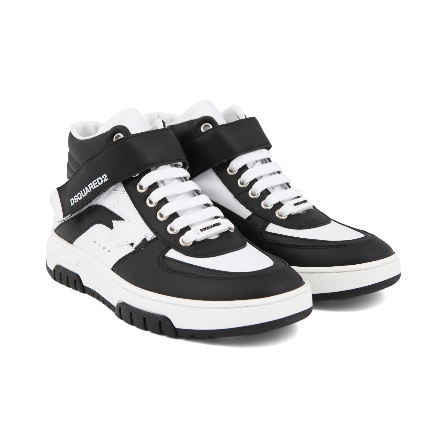 SNEAKER HIGH-TOP UNISEX NERA E BIANCA - annameglio.com abbigliamento moda