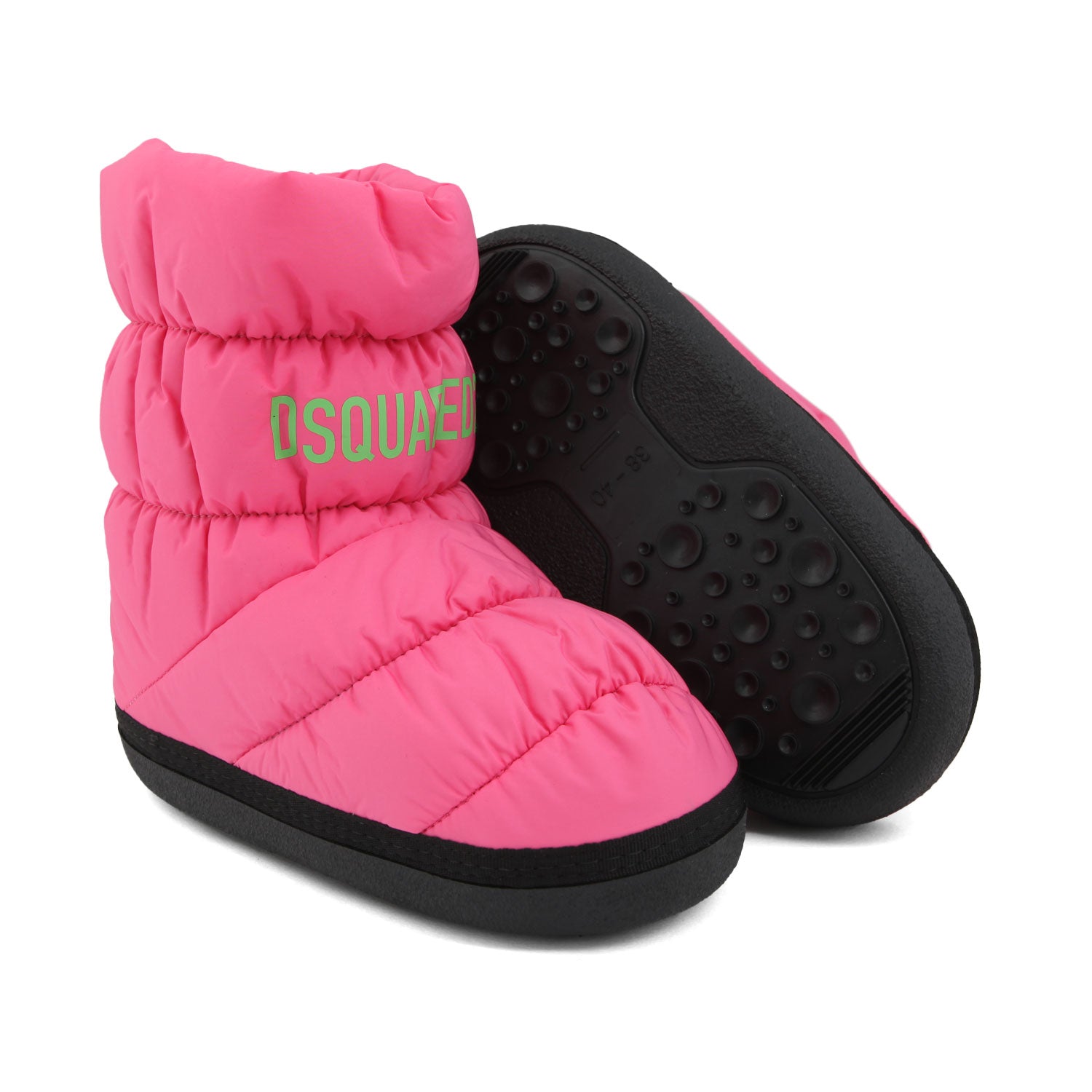 STIVALI DA NEVE ROSA FLUO E NERI - annameglio.com abbigliamento moda