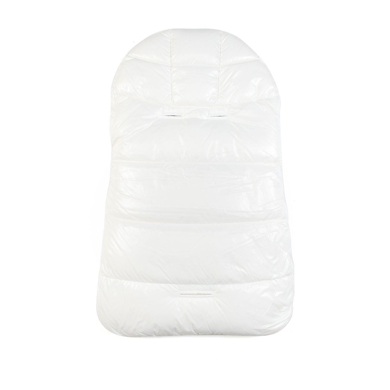 SACCO NANNA BIANCO CON IMBOTTITURA IN PIUMA - annameglio.com abbigliamento moda