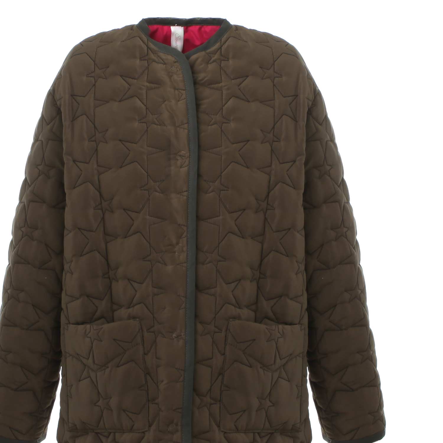 GIACCONE VERDE MILITARE CON STELLE BAMBINA E TEEN - annameglio.com abbigliamento moda