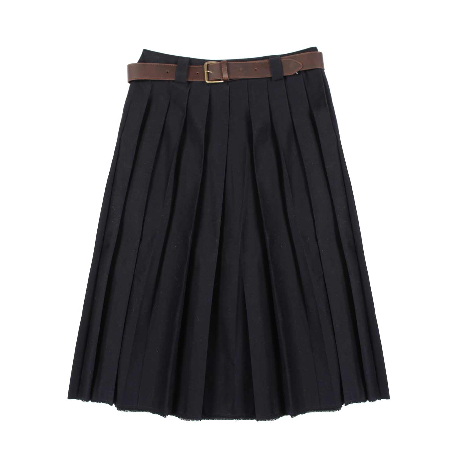 GONNA PLISSETTATA BLU NAVY - annameglio.com abbigliamento moda