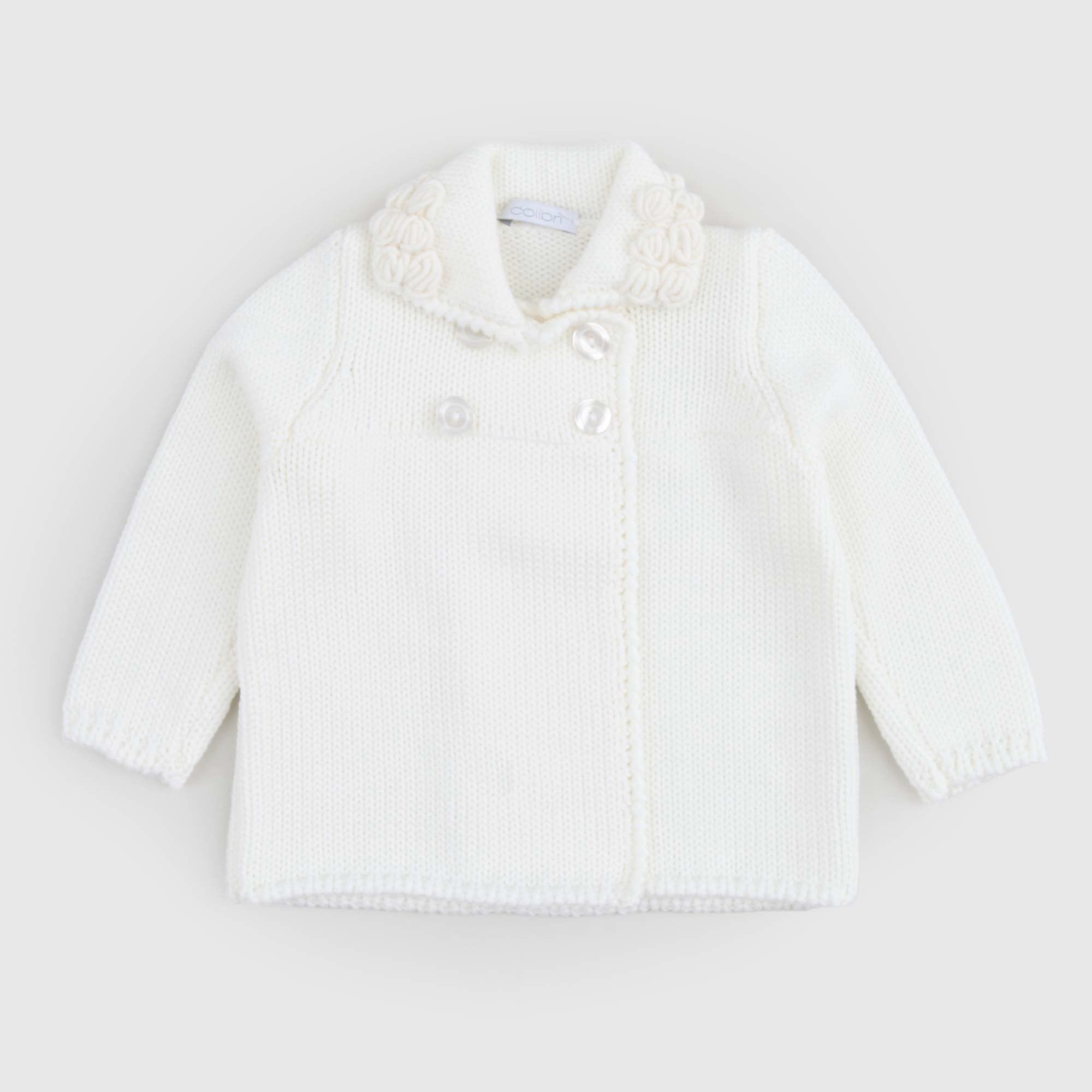 CAPPOTTINO DI LANA BIANCO CALDO NEONATA - annameglio.com abbigliamento moda