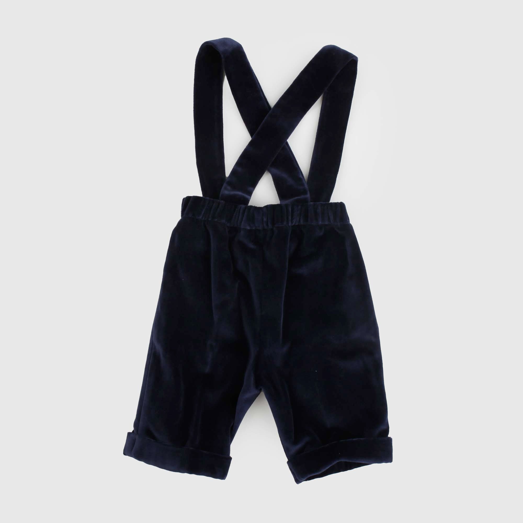 BERMUDA VELLUTO BLU SCURO BIMBO - annameglio.com abbigliamento moda