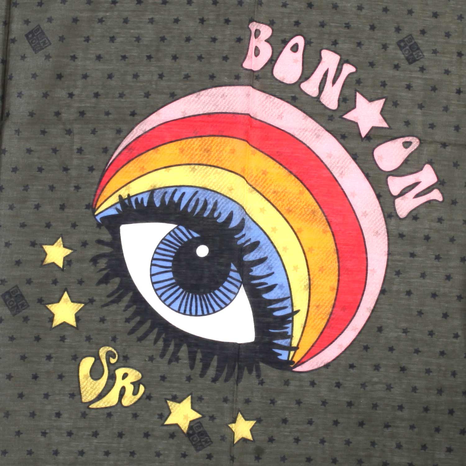 SCIARPA FOULARD VERDE KHAKI BAMBINA E RAGAZZA - annameglio.com abbigliamento moda