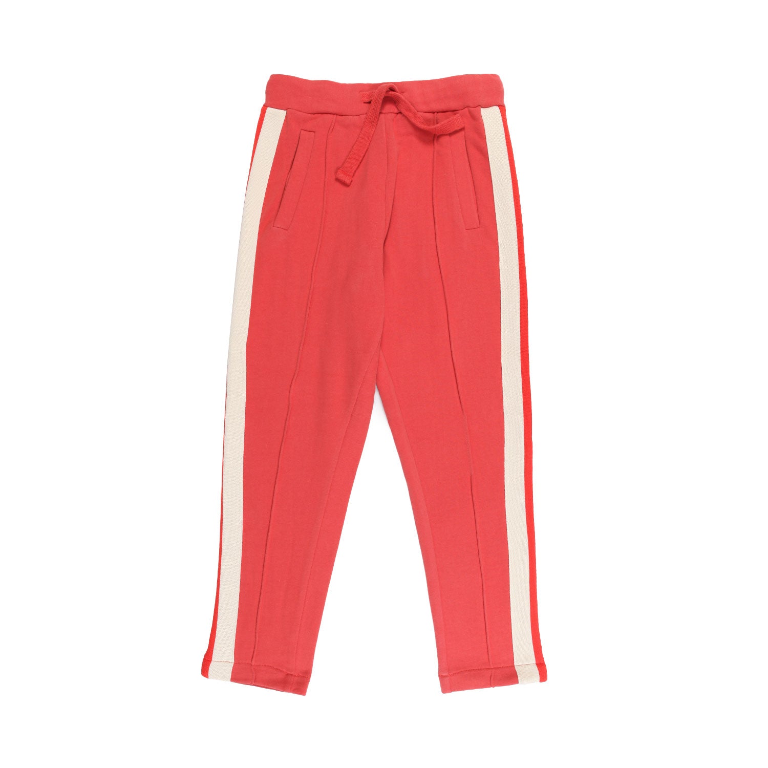 PANTALONE FELPA ROSSO CORALLO BAMBINA E TEENAGER - annameglio.com abbigliamento moda