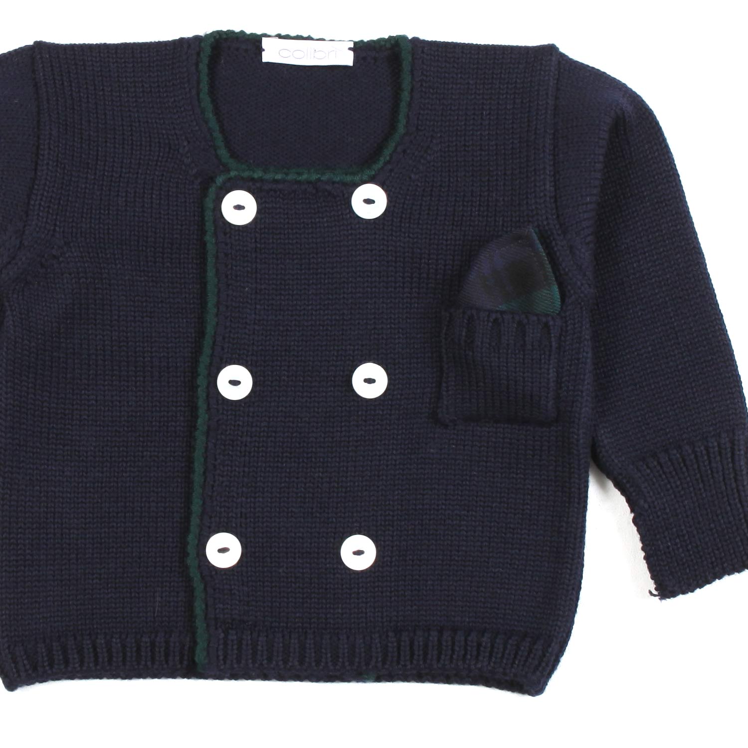 CARDIGAN DOPPIOPETTO BLU NAVY BIMBO - annameglio.com abbigliamento moda