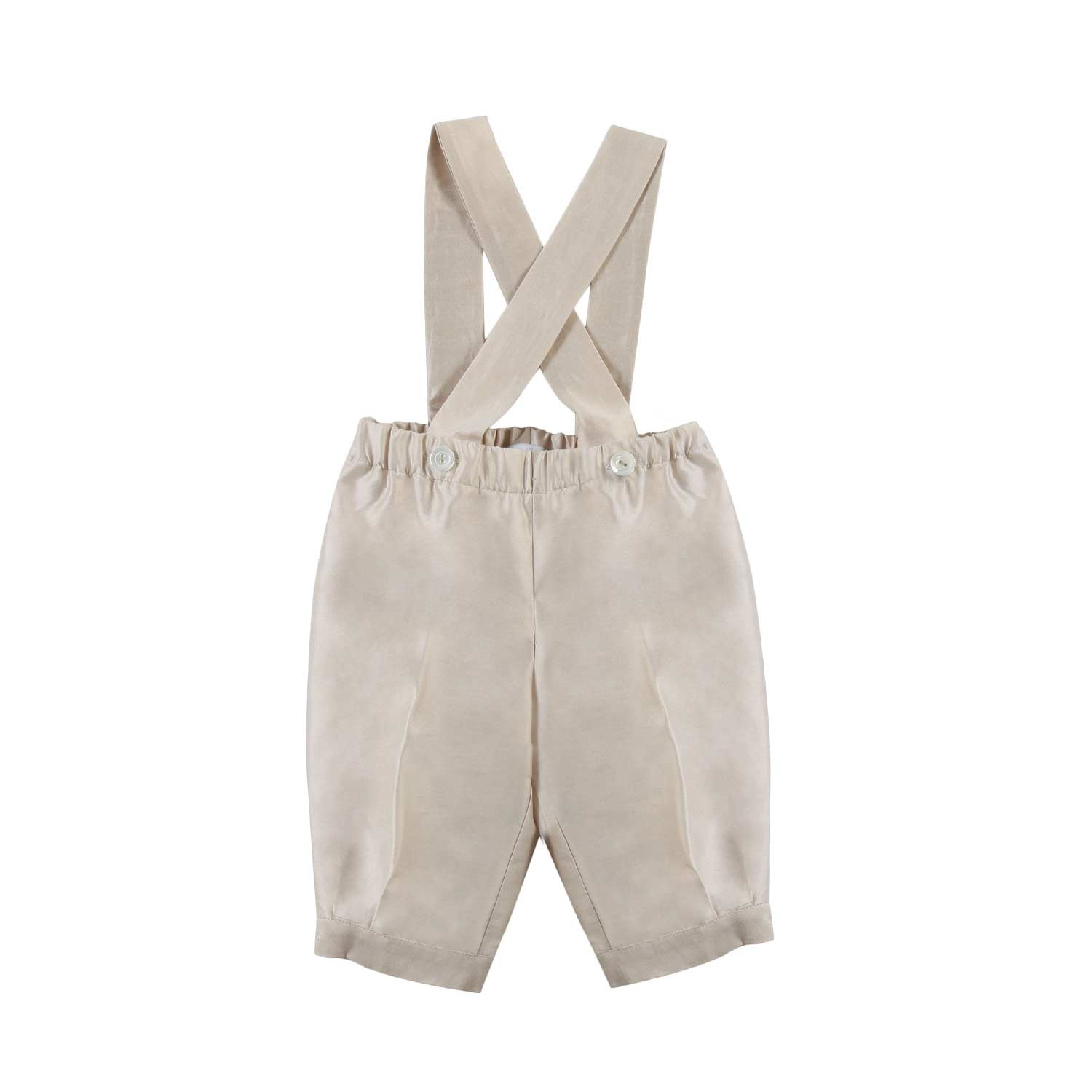 BERMUDA RASO BEIGE NEONATO - annameglio.com abbigliamento moda