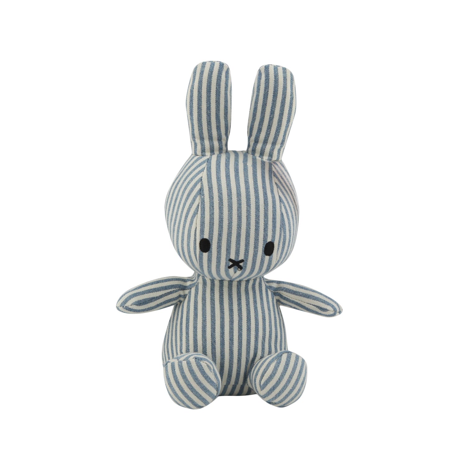 PELUCHE MIFFY DENIM BIANCO E BLU A RIGHE UNISEX - annameglio.com abbigliamento moda