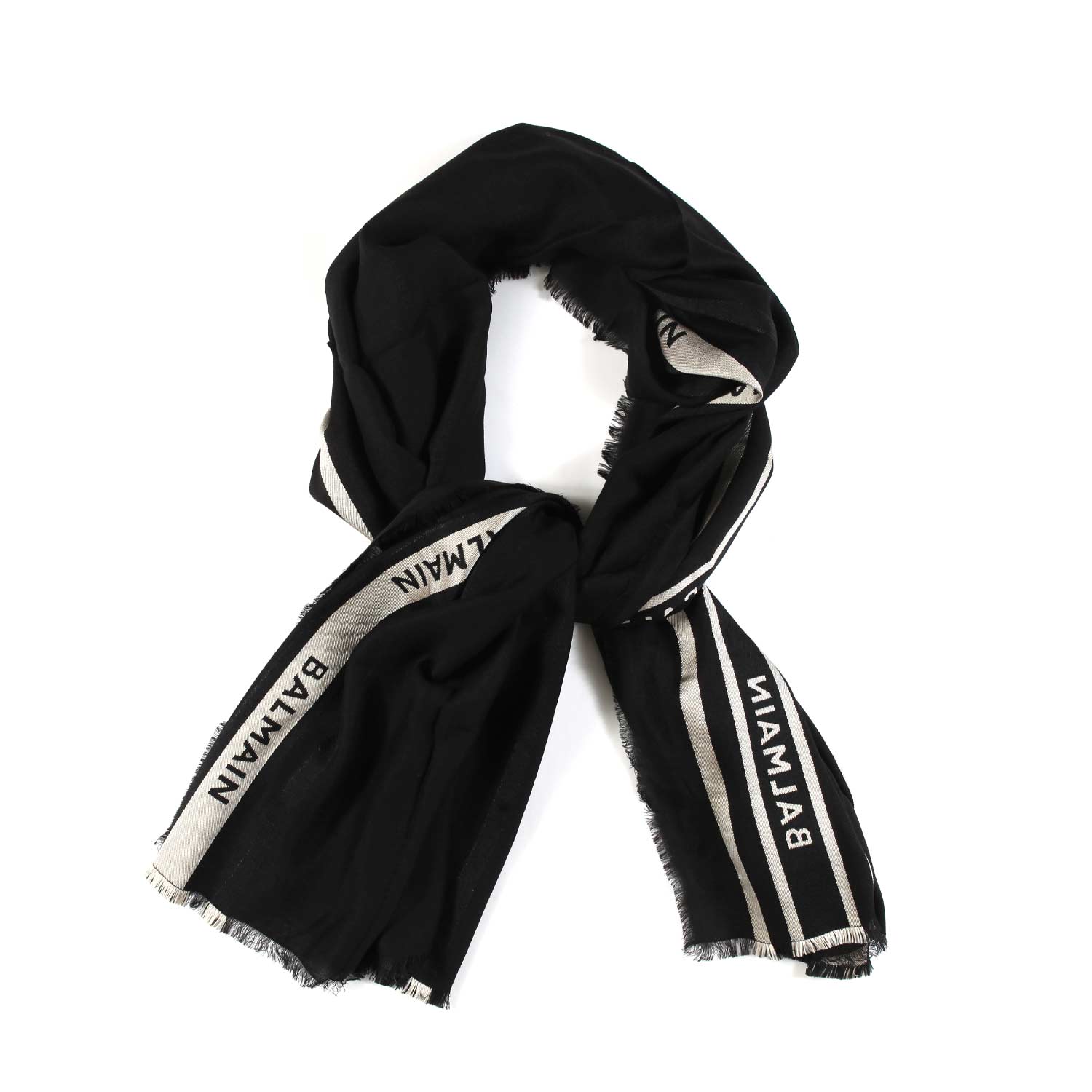 FOULARD NERO E AVORIO BAMBINA E TEENAGER - annameglio.com abbigliamento moda