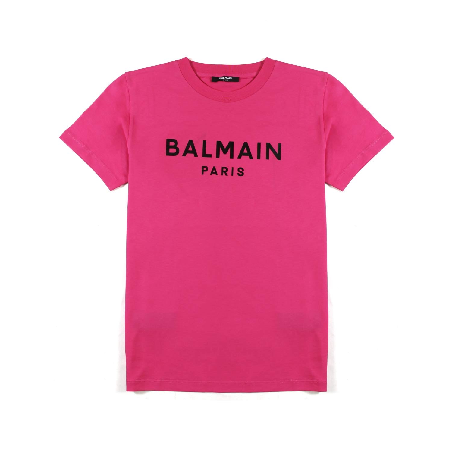 T-SHIRT FUCSIA CON LOGO NERO BAMBINA - annameglio.com abbigliamento moda