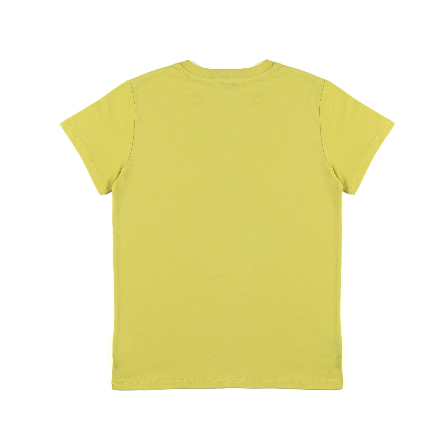 T-SHIRT LIME BAMBINA E TEEN CON LOGO VIOLA - annameglio.com abbigliamento moda