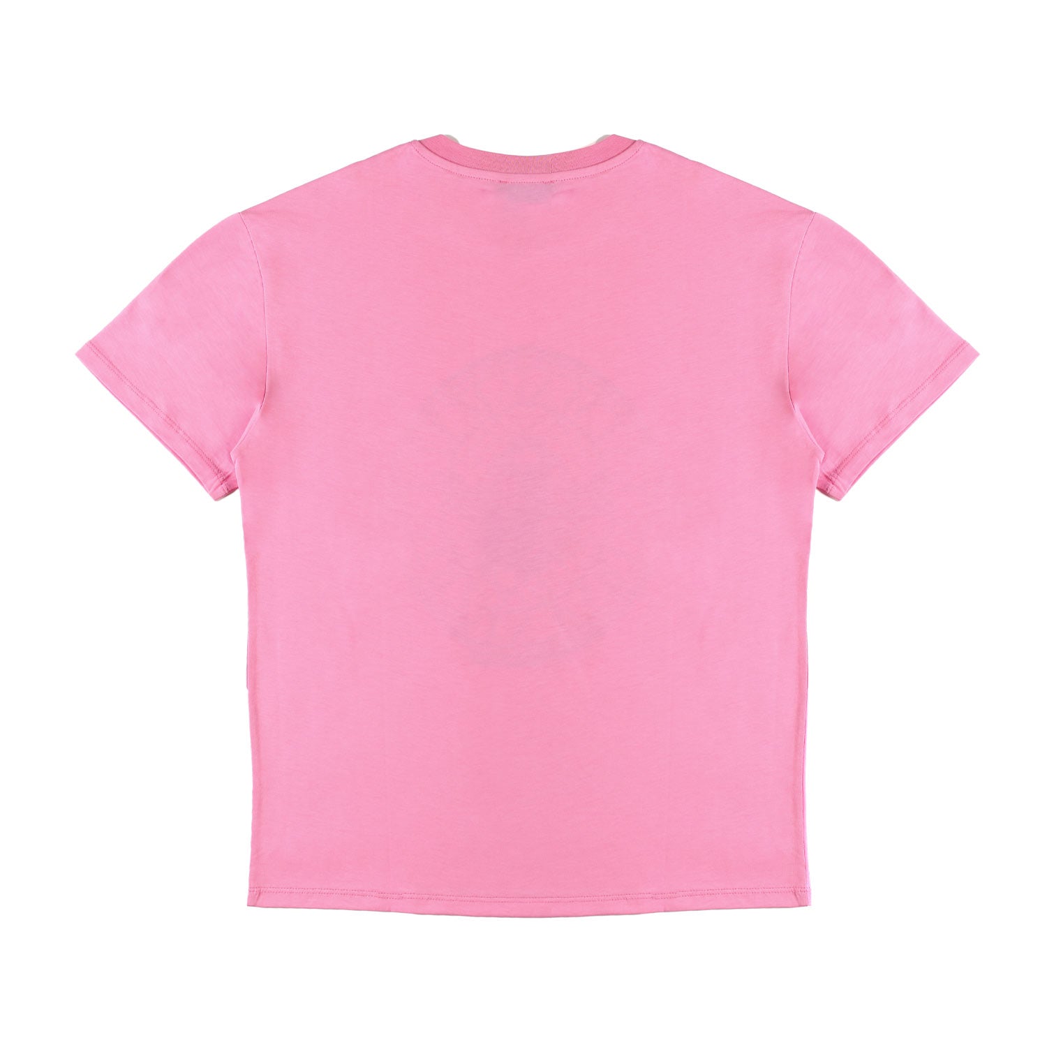 T-SHIRT ROSA CON MAXI LOGO GLITTER MULTICOLOR - annameglio.com abbigliamento moda