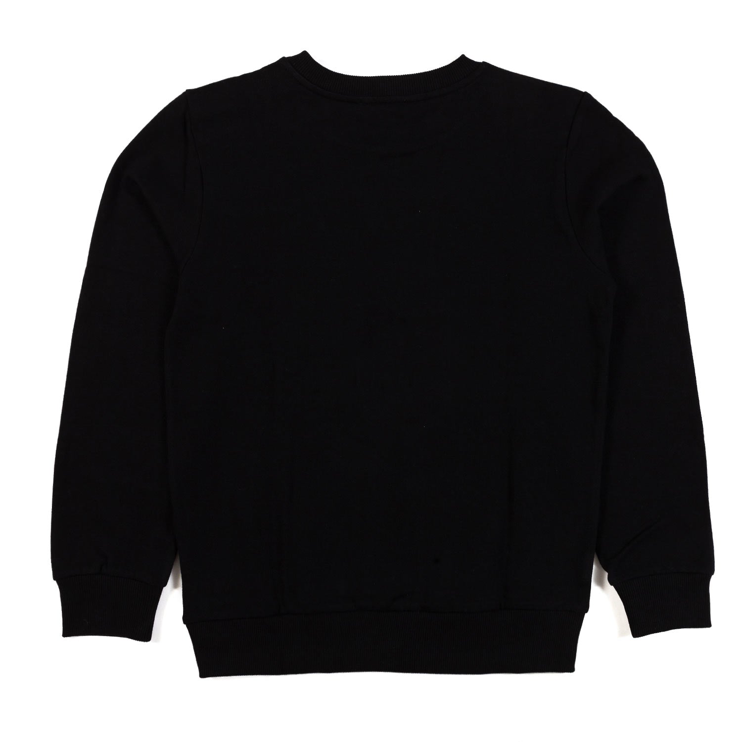 FELPA NERA CON BOTTONI ORO E LOGO BIANCO - annameglio.com abbigliamento moda