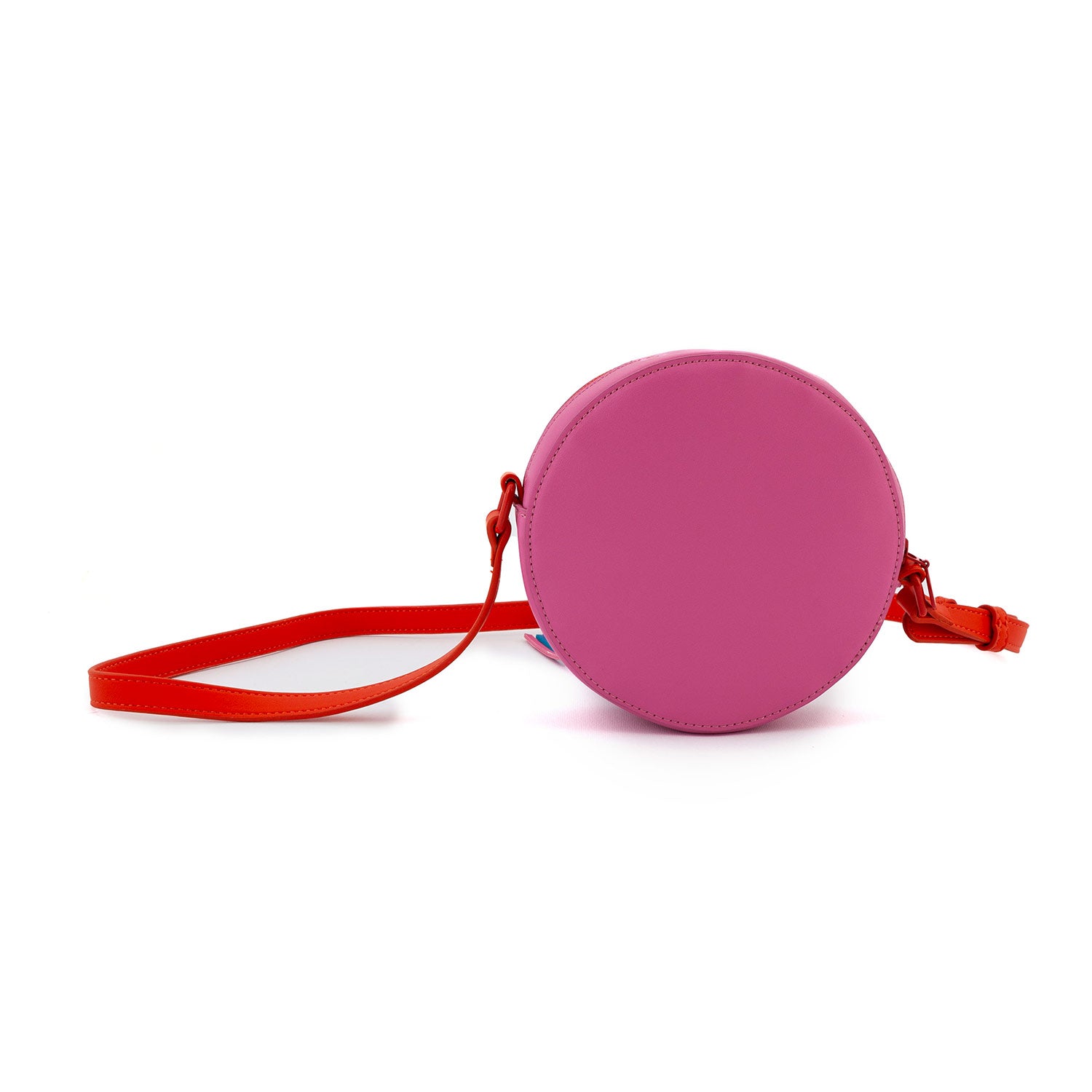 BORSA ROTONDA ROSA E MULTCOLOR BAMBINA E TEENAGER - annameglio.com abbigliamento moda