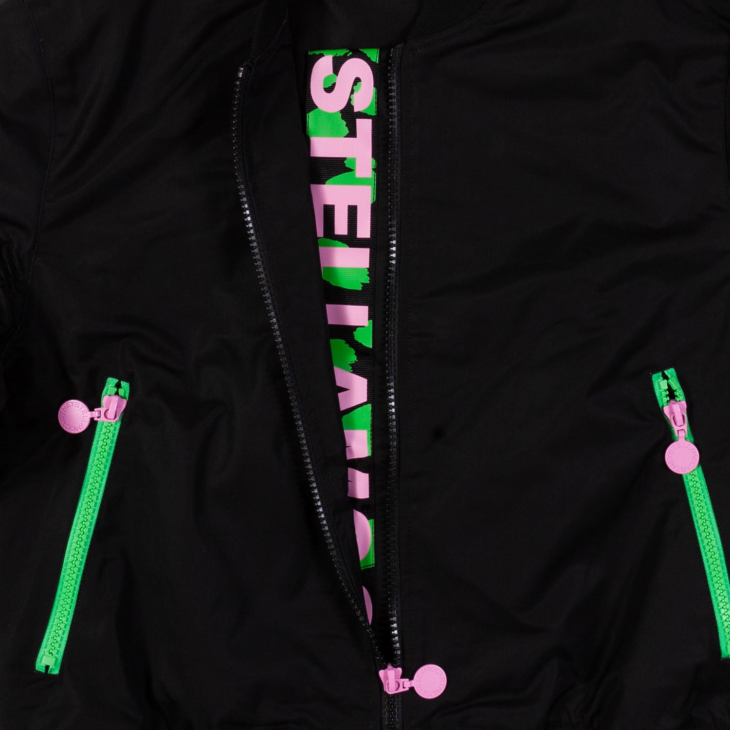 Bomber Nero con doppia chiusura - annameglio.com abbigliamento moda