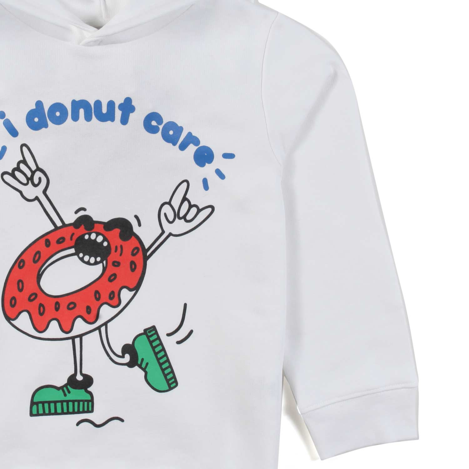 FELPA HOODIE CON STAMPA DONUT BAMBINA E BAMBINO - annameglio.com abbigliamento moda