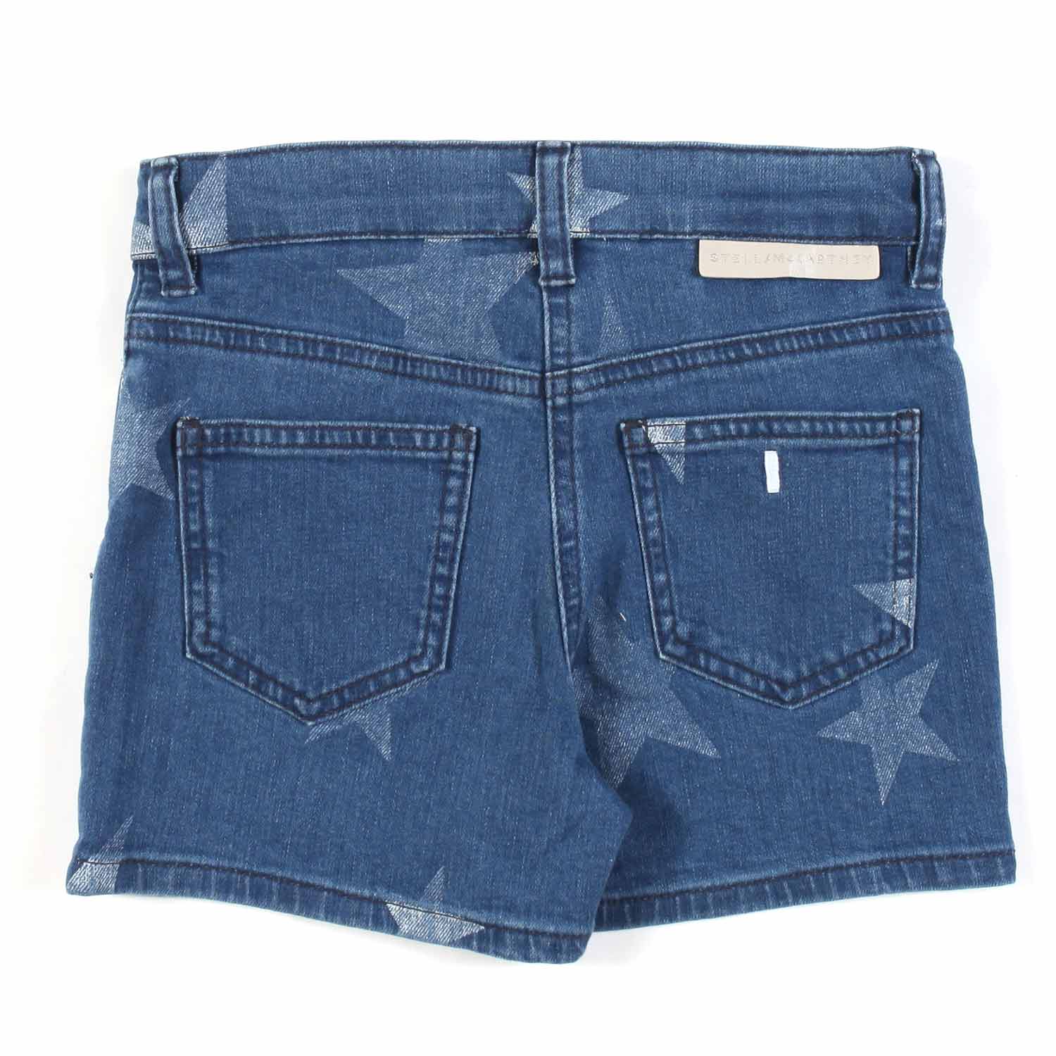 SHORTS DENIM BLU CON STELLE BAMBINA E TEEN - annameglio.com abbigliamento moda