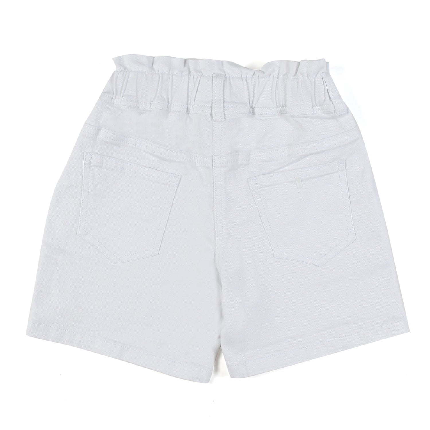 SHORTS BIANCHI IN TWILL BAMBINA E TEENAGER - annameglio.com abbigliamento moda