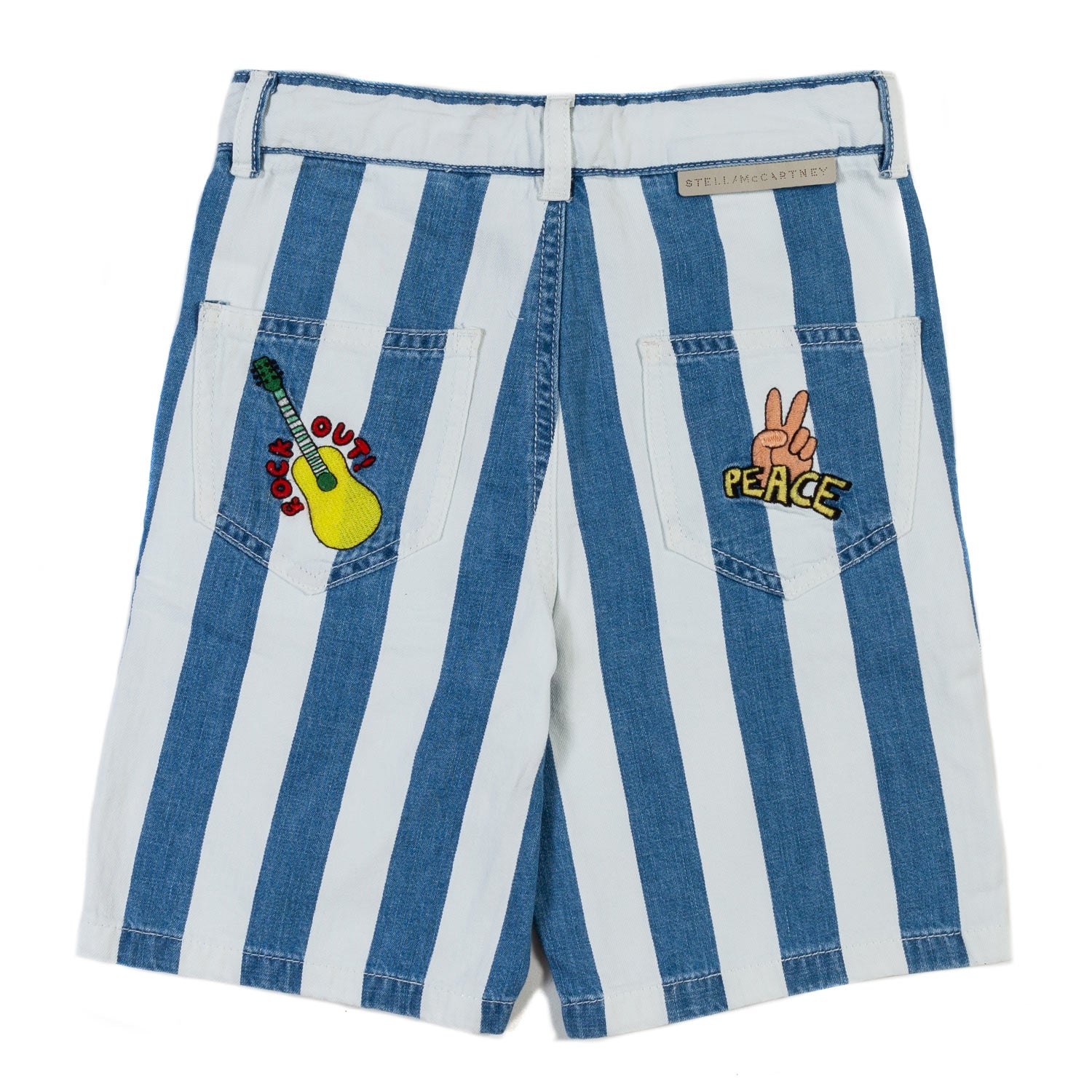 BERMUDA BLU E BIANCO A STRISCE BAMBINO - annameglio.com abbigliamento moda