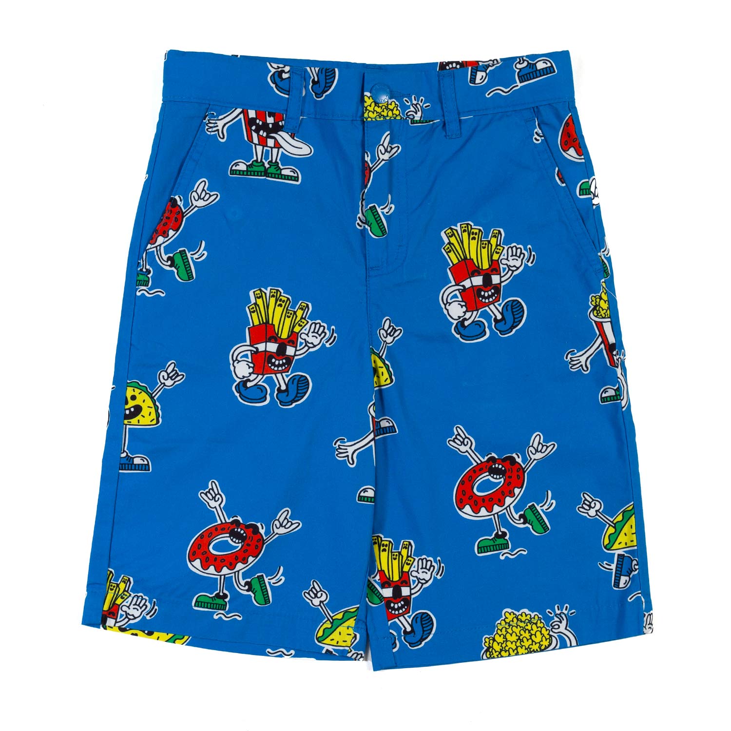 BERMUDA AZZURRO E MULTICOLOR BAMBINO - annameglio.com abbigliamento moda