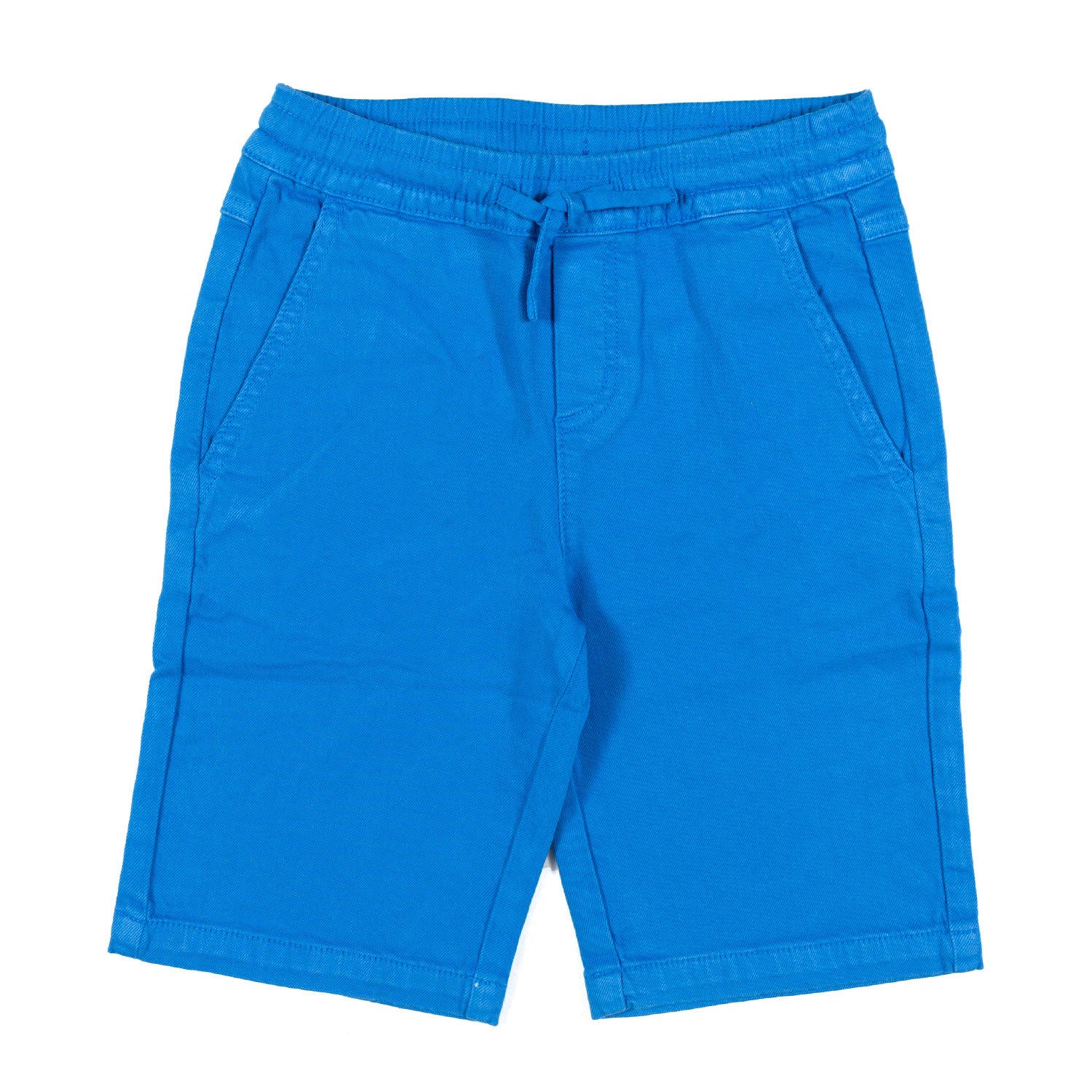 Bermuda cotone blu indaco - annameglio.com abbigliamento moda