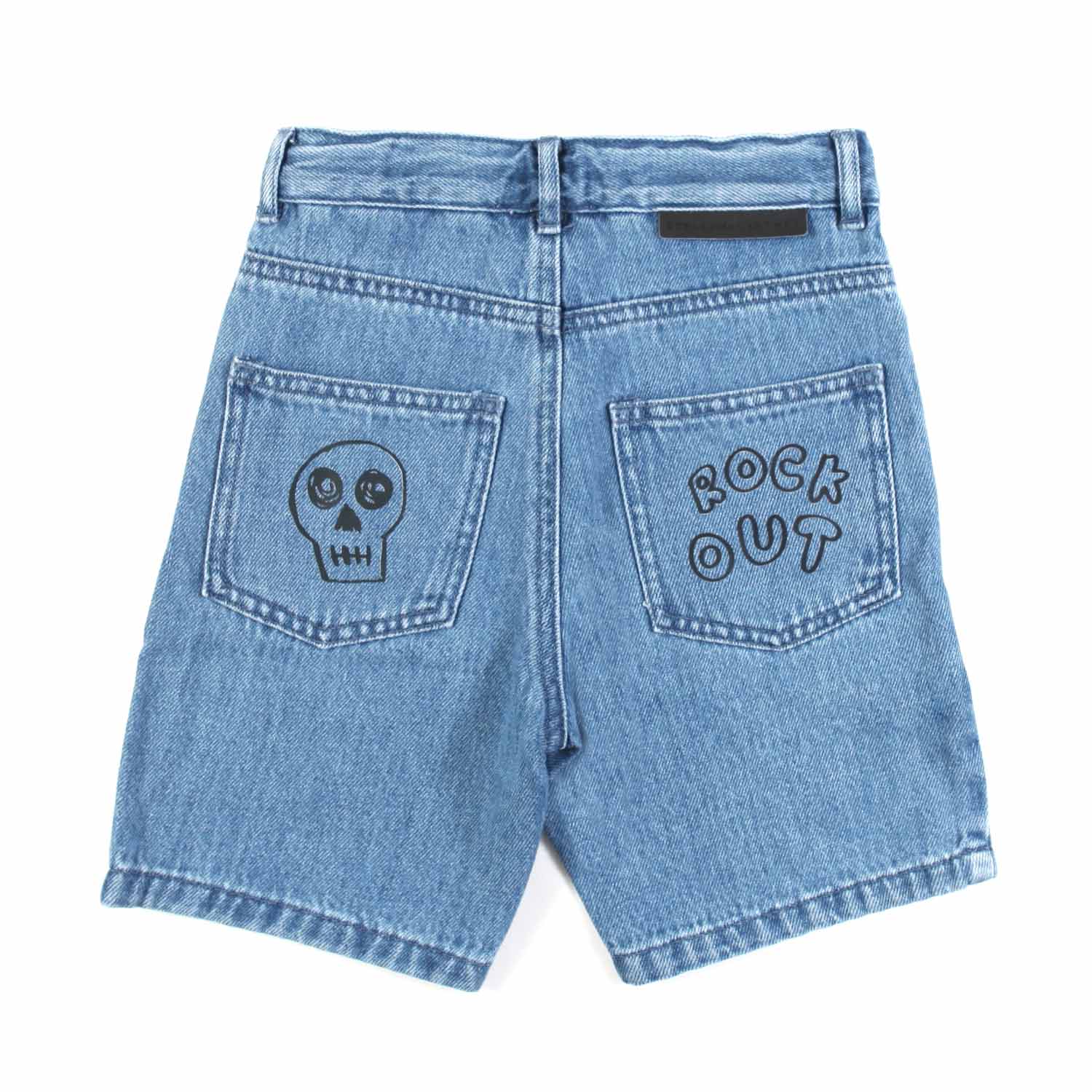 SHORTS DI JEANS CON STAMPE COLORATE BAMBINO - annameglio.com abbigliamento moda