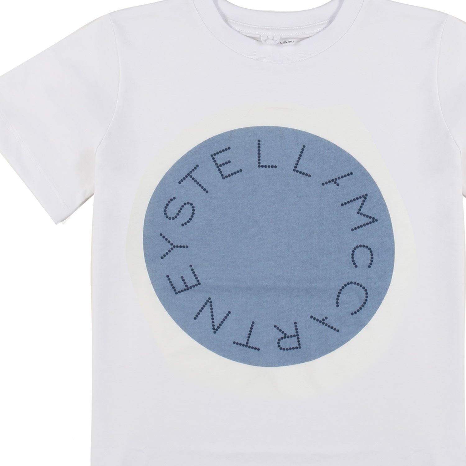 T-SHIRT UNISEX BIANCA CON STAMPA CELESTE - annameglio.com abbigliamento moda