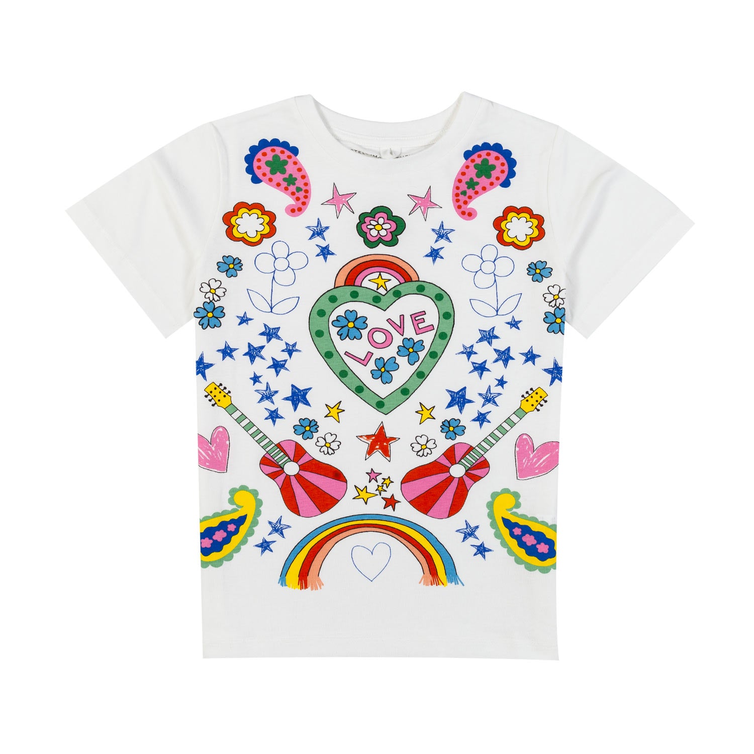 T-Shirt bianca LOVE TO DREAM - annameglio.com abbigliamento moda
