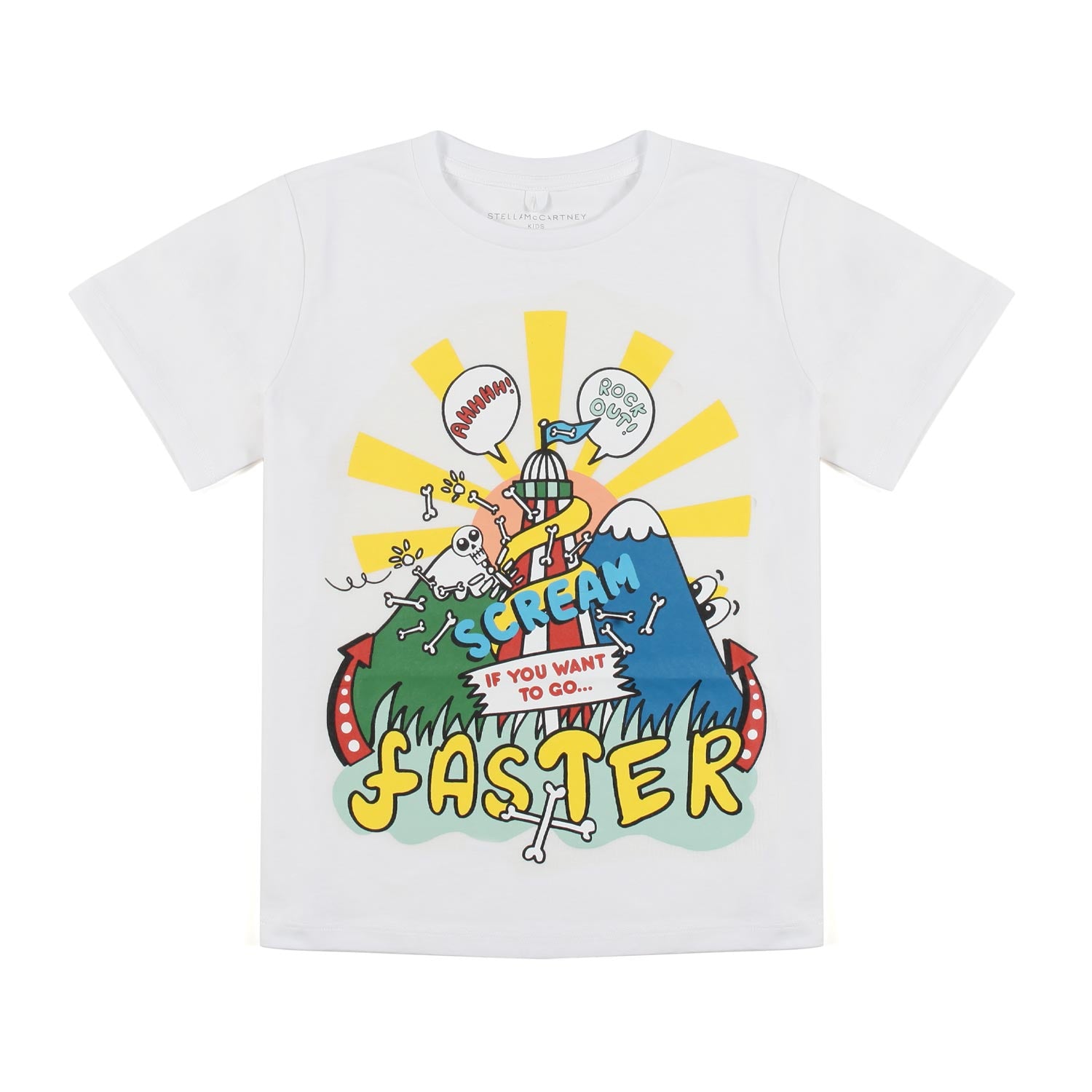 T-SHIRT UNISEX BIANCO CALDO E MULTICOLOR - annameglio.com abbigliamento moda