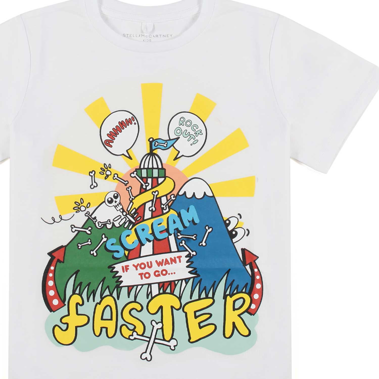 T-SHIRT UNISEX BIANCO CALDO E MULTICOLOR - annameglio.com abbigliamento moda