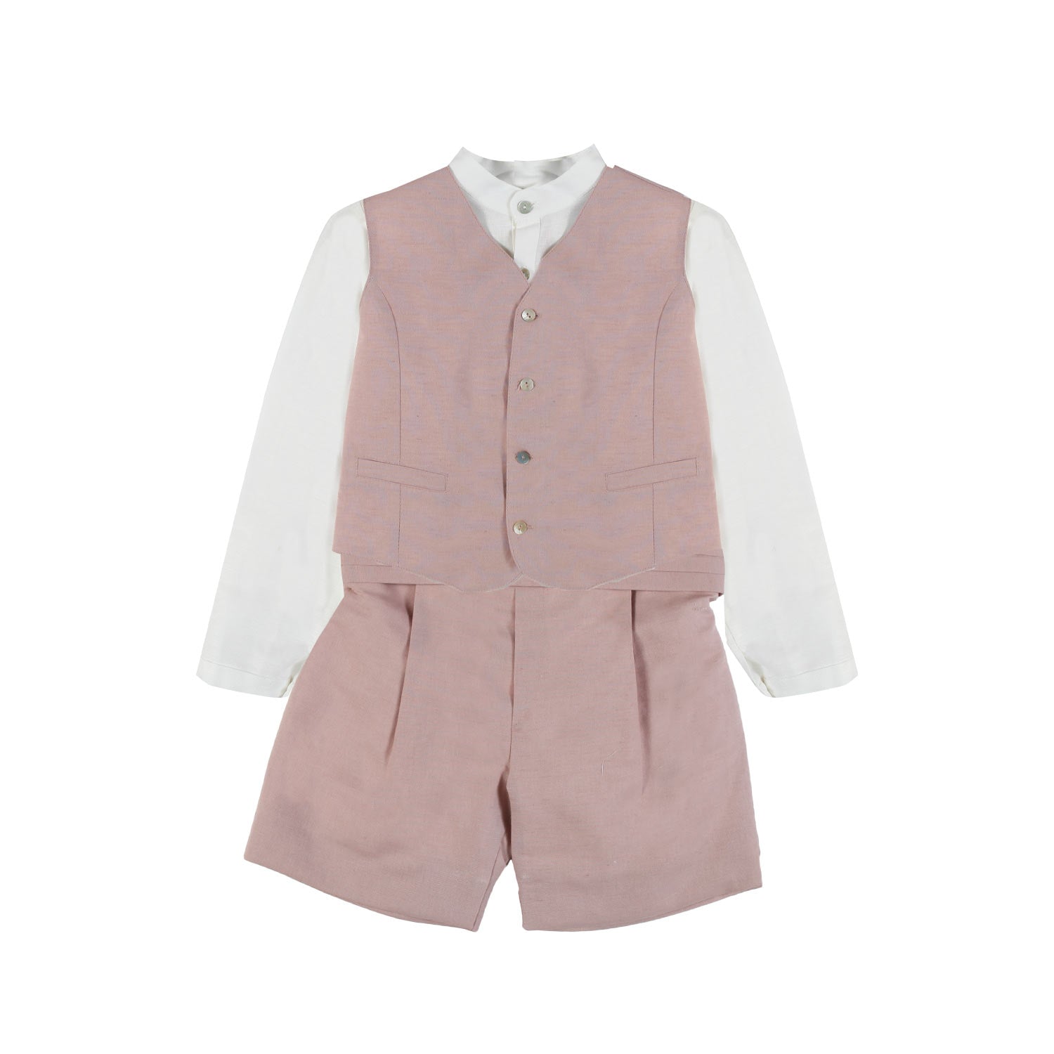 COMPLETO ROSA CIPRIA E BIANCO BAMBINO - annameglio.com abbigliamento moda
