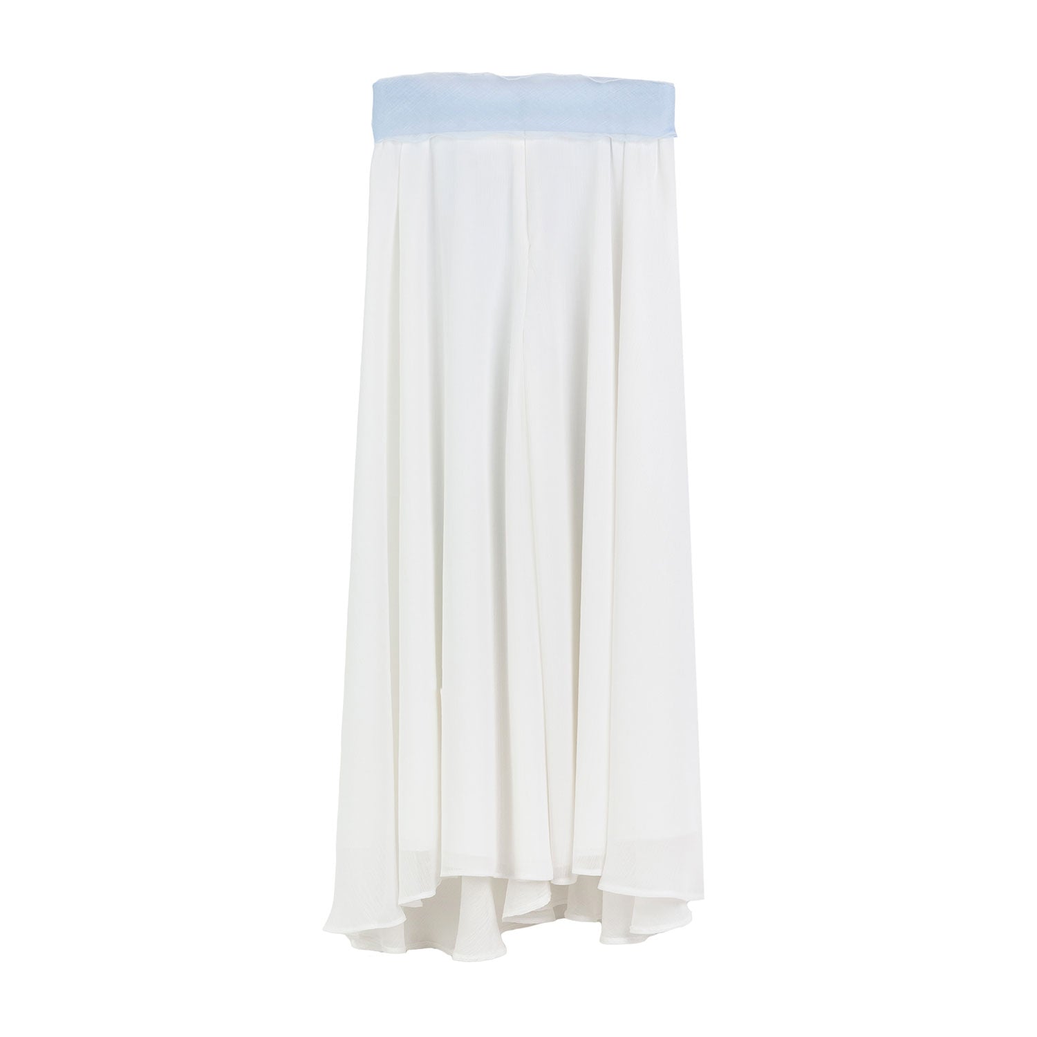 ABITO DUE PEZZI BIANCO E CELESTE IN TULLE E PIZZO - annameglio.com abbigliamento moda