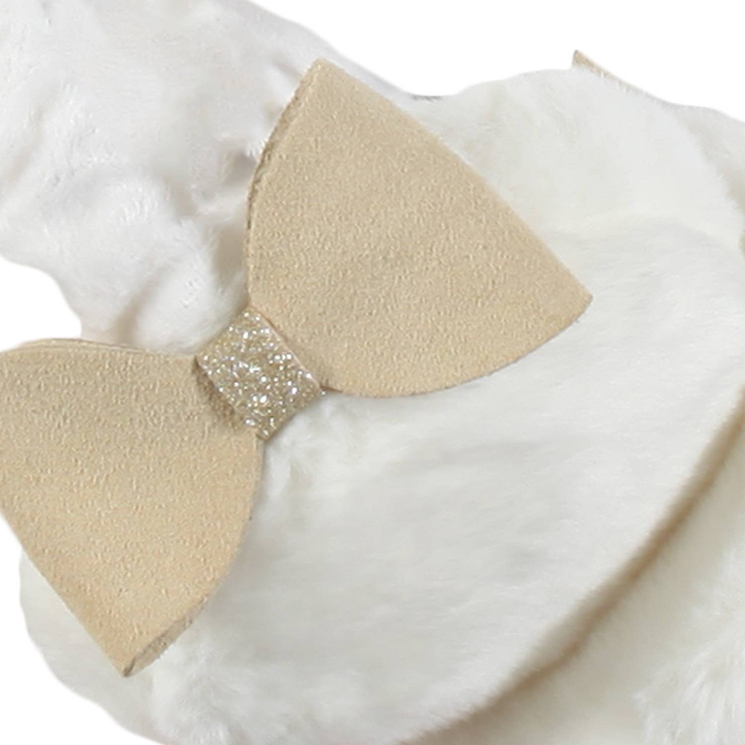 PARAORECCHIE ECO FUR BIANCO BAMBINA - annameglio.com abbigliamento moda