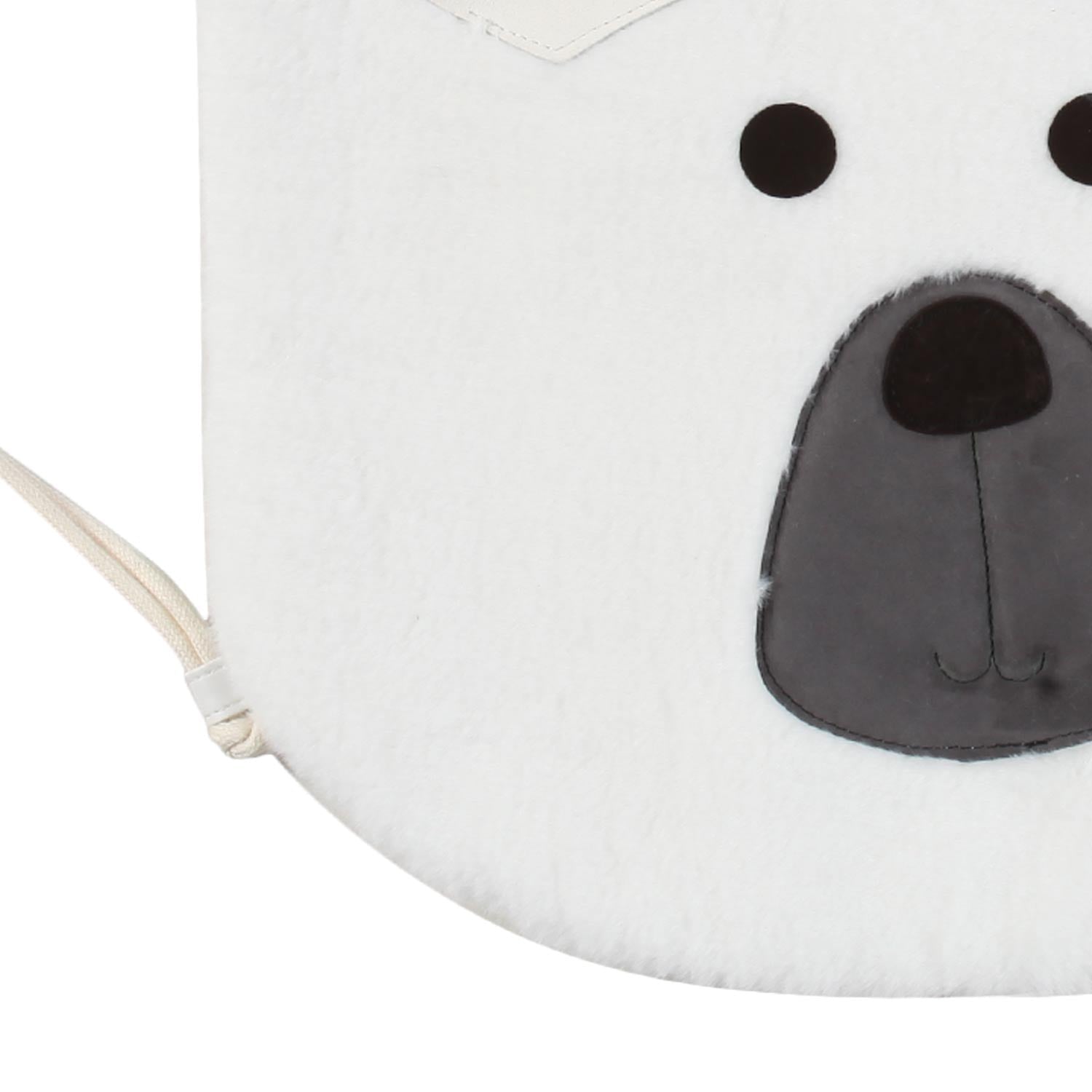 ZAINETTO BIANCO ORSO POLARE BAMBINA - annameglio.com abbigliamento moda