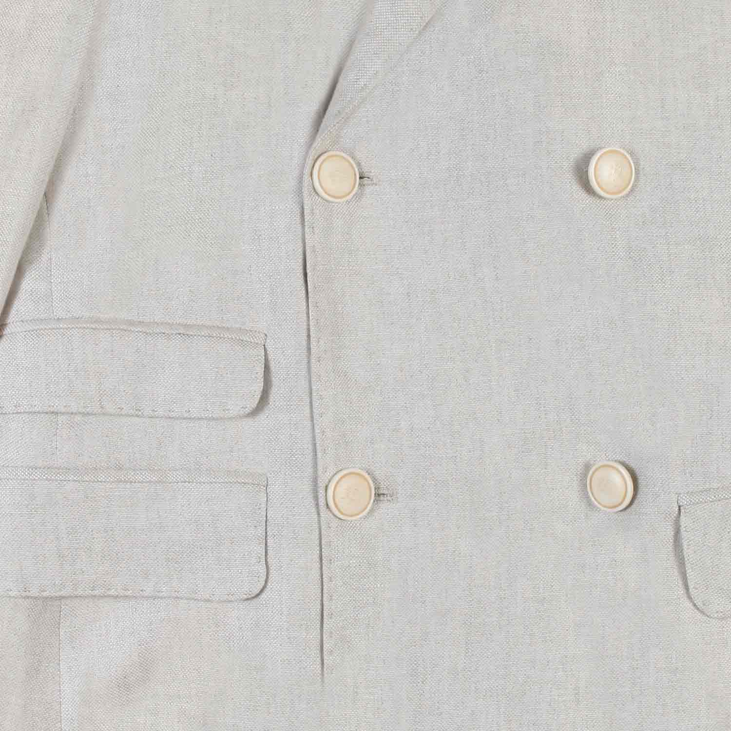 BLAZER LINO DOPPIOPETTO ECRU BAMBINO E TEENAGER - annameglio.com abbigliamento moda