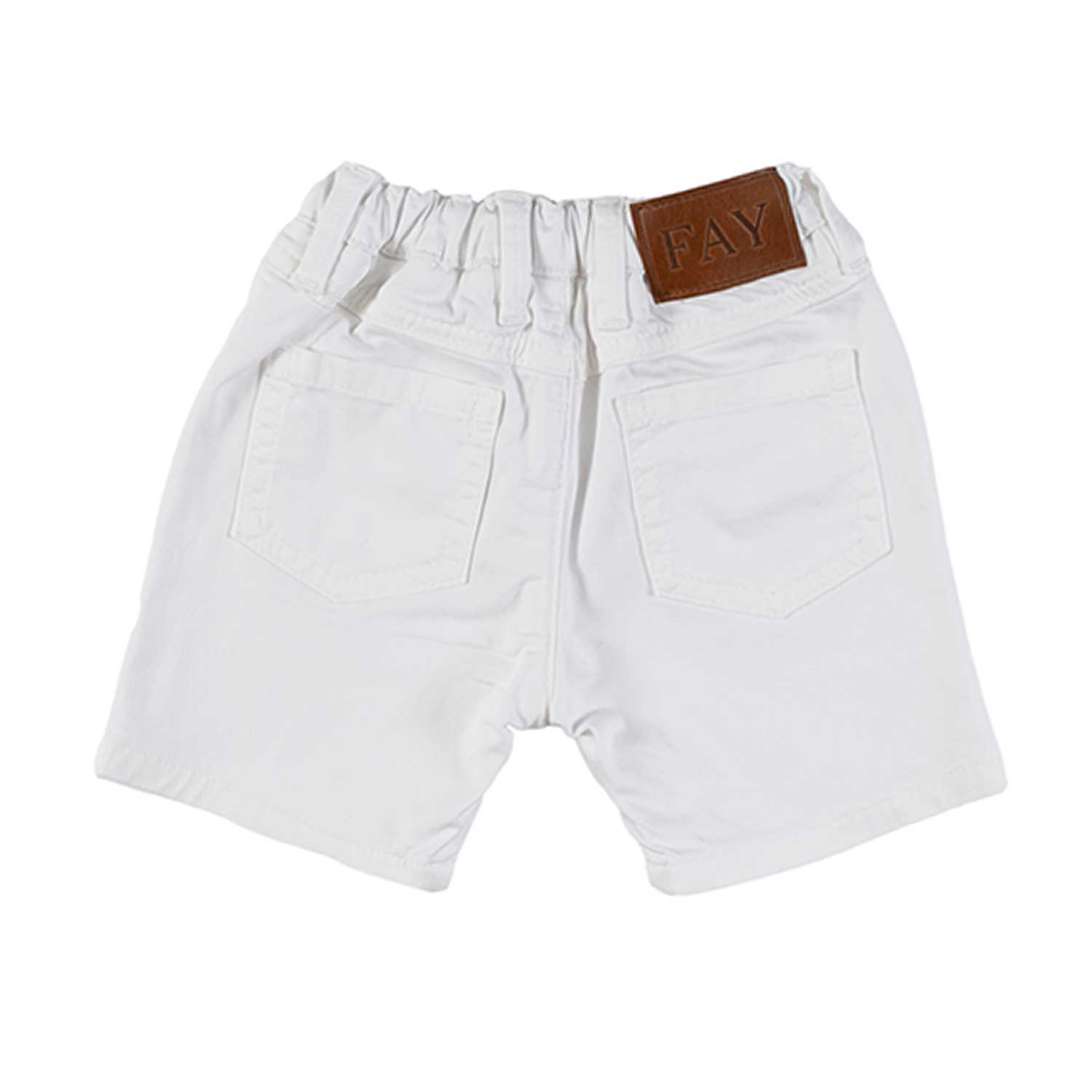 BERMUDA ELEGANTE BIANCO BIMBO E NEONATO - annameglio.com abbigliamento moda