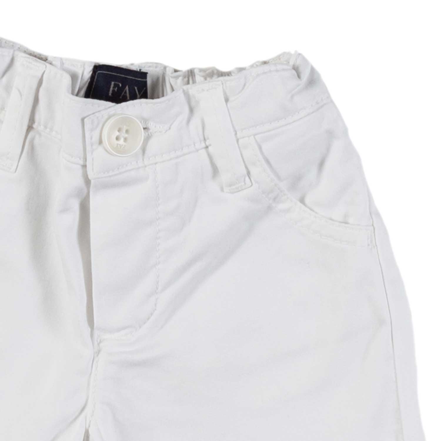 BERMUDA ELEGANTE BIANCO BIMBO E NEONATO - annameglio.com abbigliamento moda