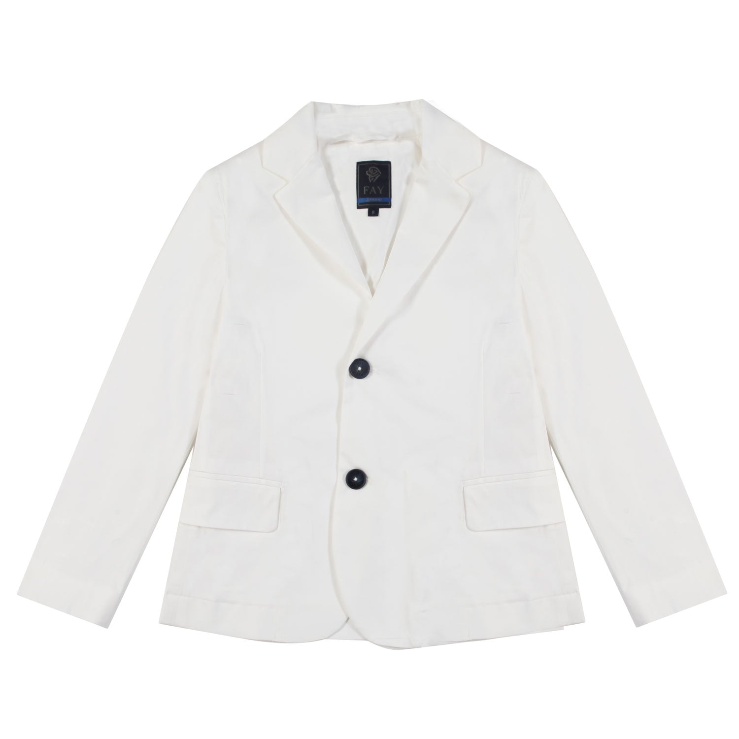 BLAZER BIANCO A 2 BOTTONI BAMBINO E TEENAGER - annameglio.com abbigliamento moda