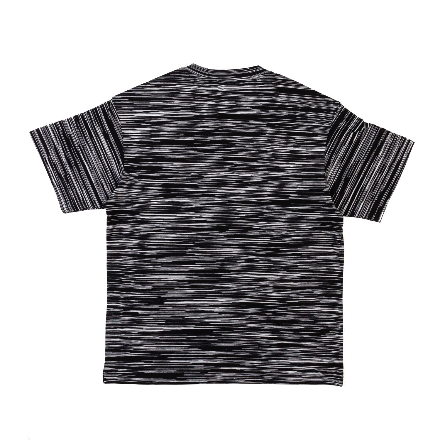 T-SHIRT NERA E BIANCA SPACE DYE - annameglio.com abbigliamento moda