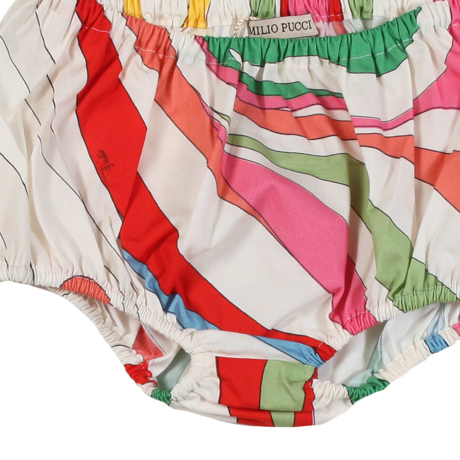 CULOTTE BIANCA E MULTICOLOR NEONATA - annameglio.com abbigliamento moda
