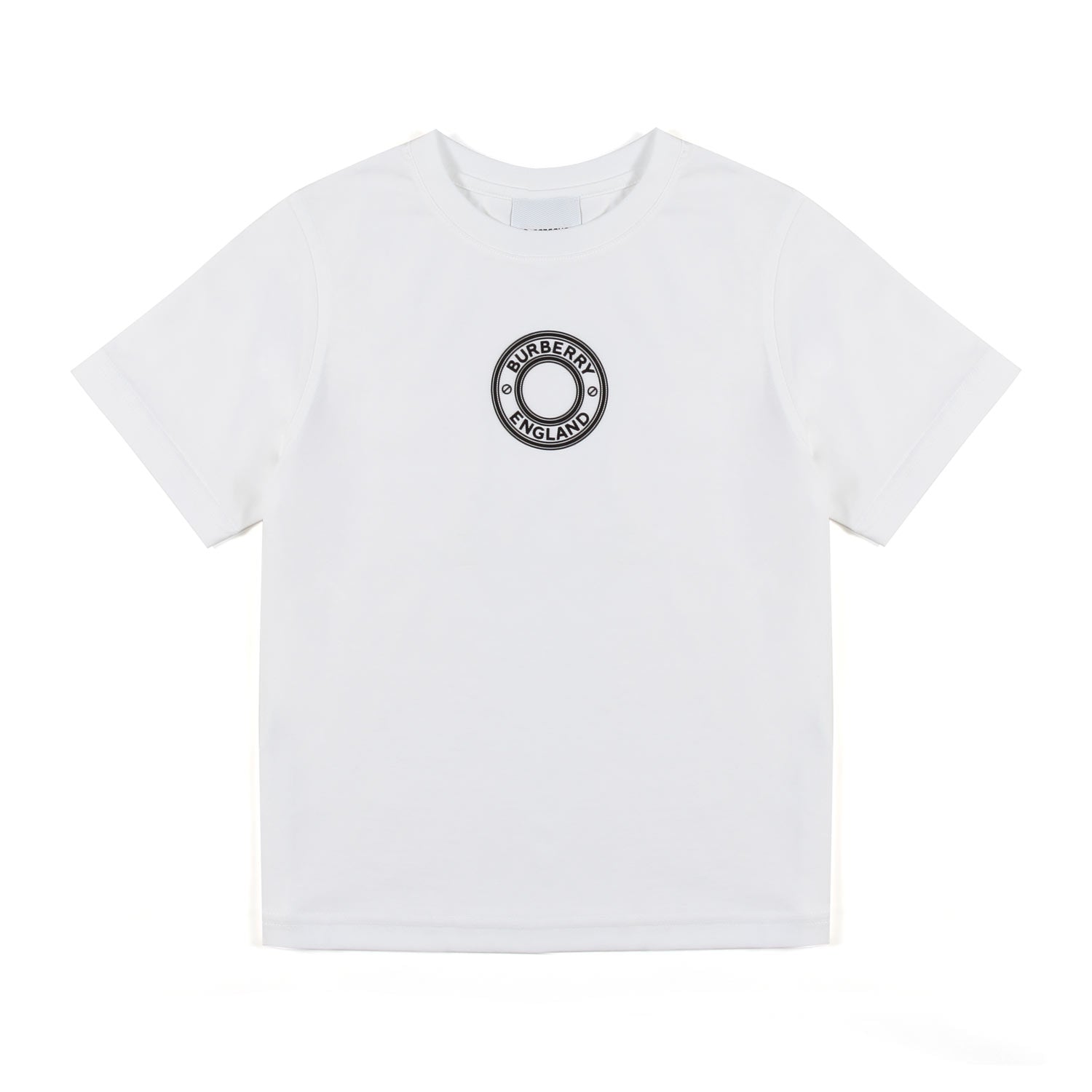 T-SHIRT UNISEX BIANCA CON LOGO NERO IN GOMMA - annameglio.com abbigliamento moda