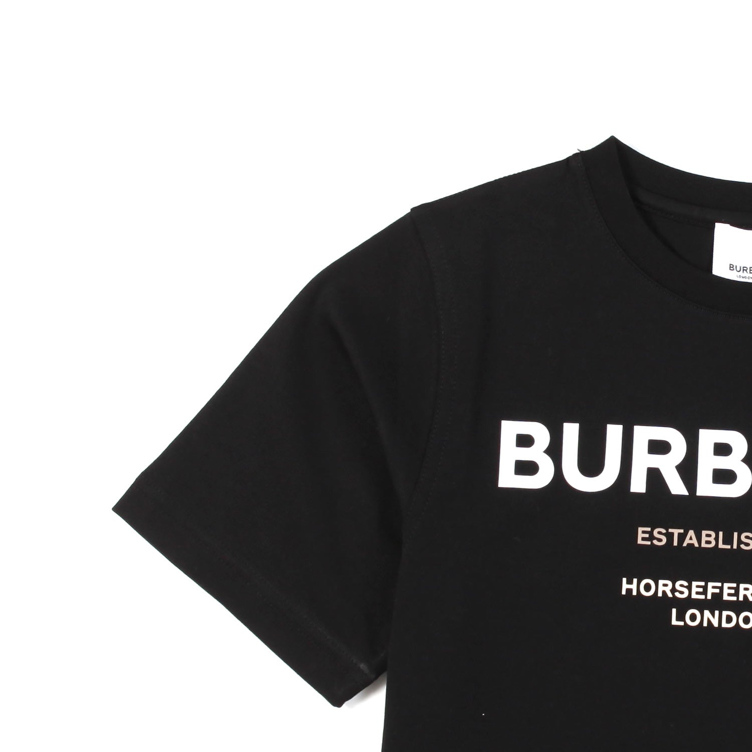 T-SHIRT UNISEX NERA CON LOGO HORSEFERRY - annameglio.com abbigliamento moda