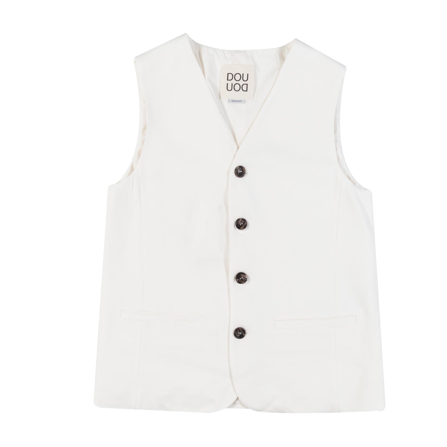 GILET GIACINTO BIANCO PANNA BAMBINA E TEENAGER - annameglio.com abbigliamento moda
